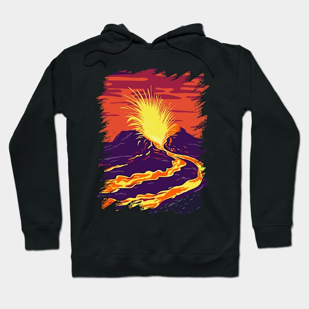 Hawaii Volcanoes National Park Hoodie by ArtisticParadigms